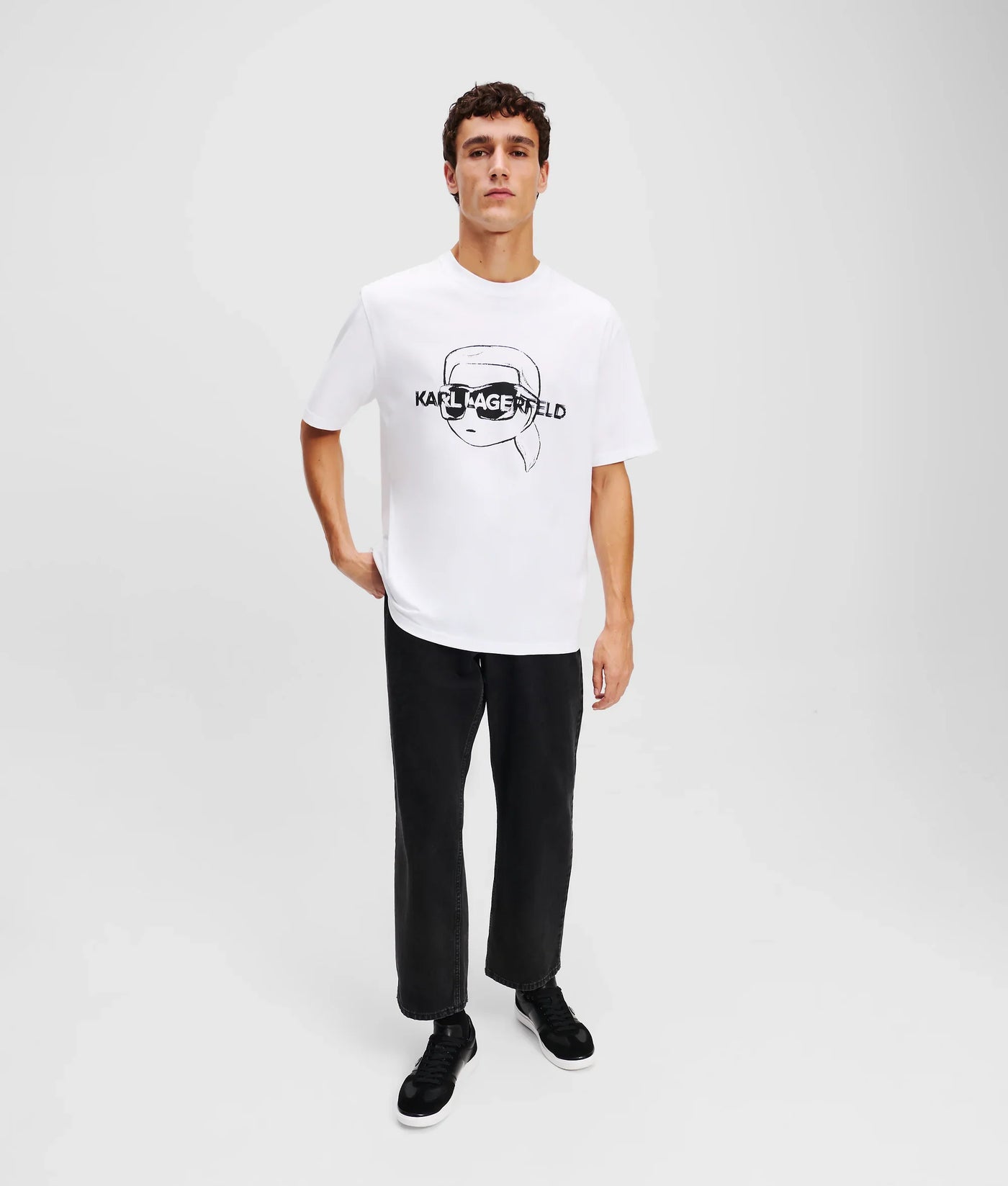KARL IKON GRAPHIC T-SHIRT