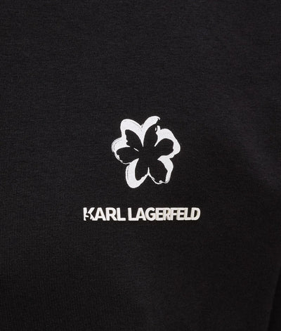 KARL FLOWER PRINT T-SHIRT