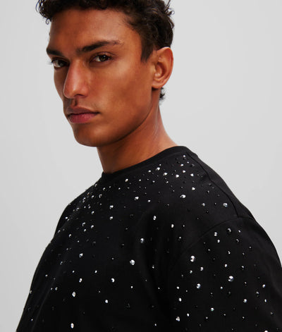 KARL RHINESTONE DEGRADÉ T-SHIRT