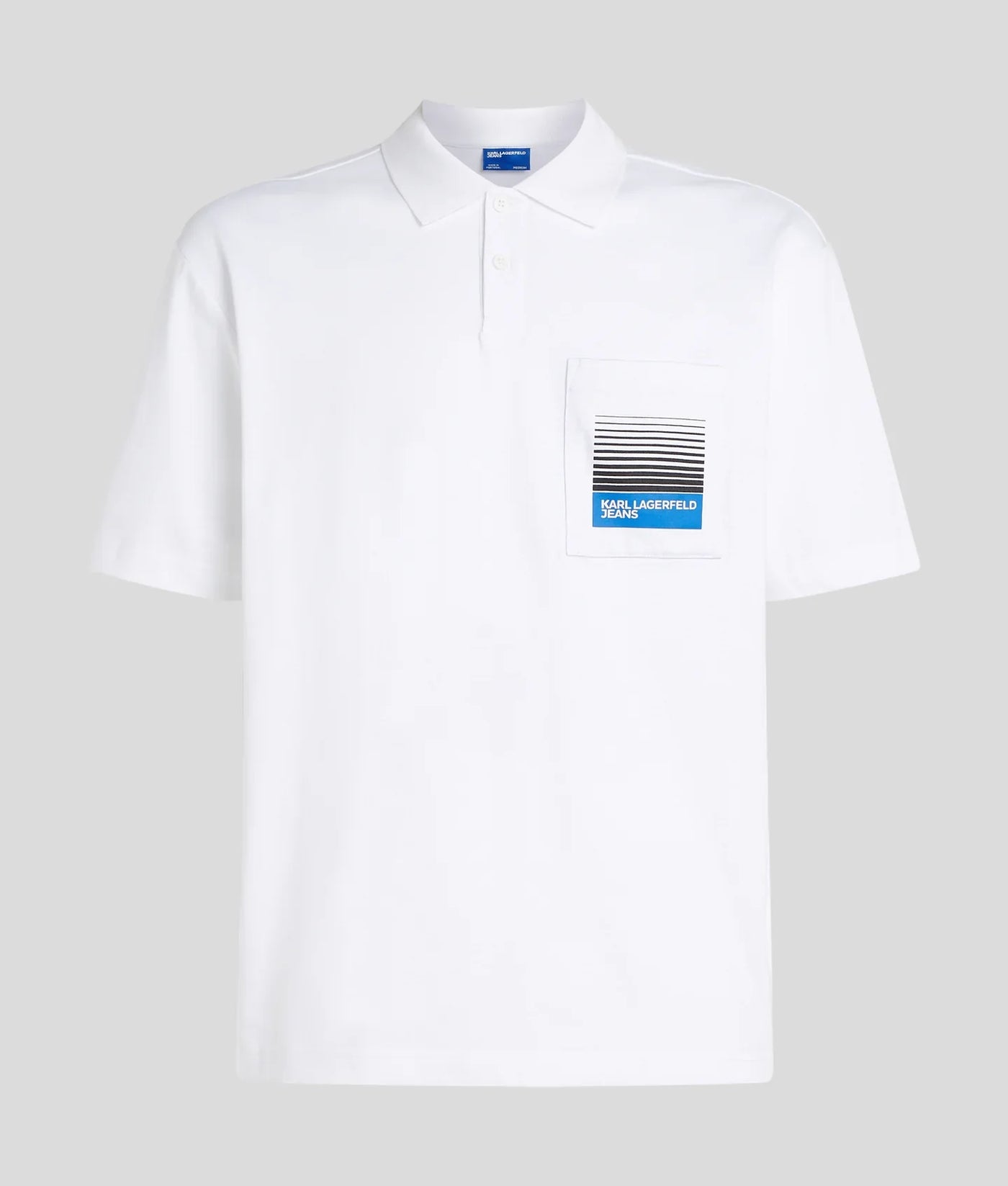 KARL BOX FADE LOGO POLO SHIRT