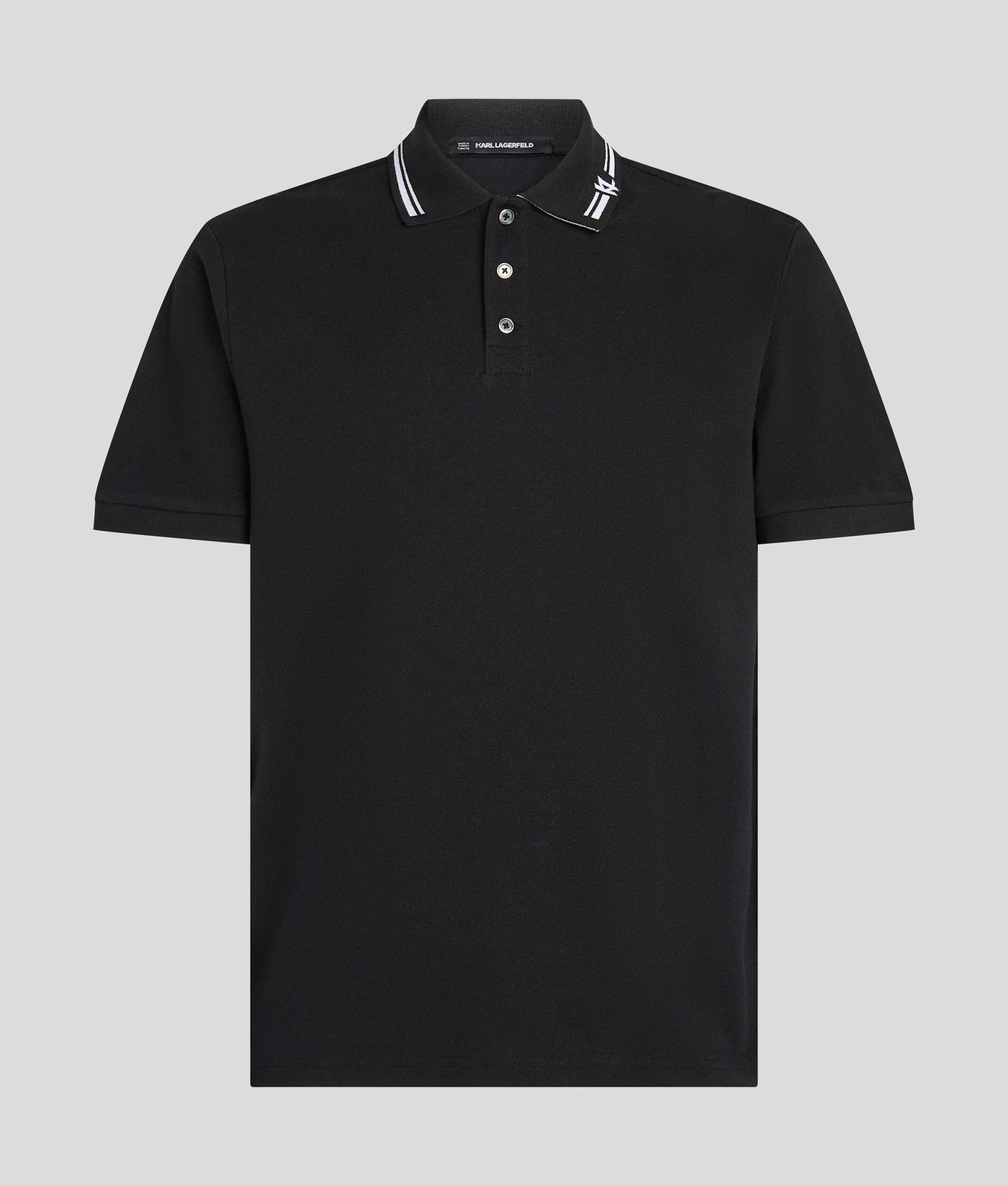 KARL CONTRAST PIPING POLO SHIRT