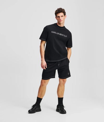 KARL CONTRAST STITCH T-SHIRT