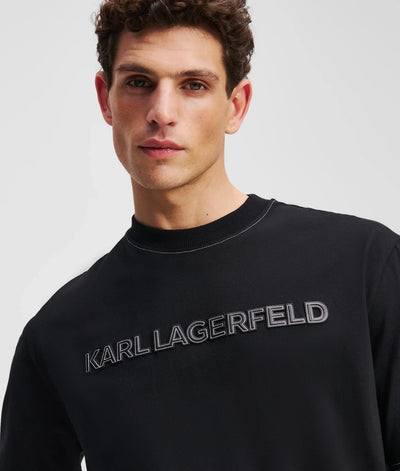KARL CONTRAST STITCH T-SHIRT