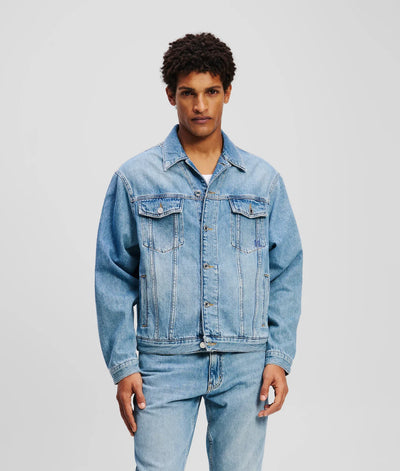KARL MONOGRAM DENIM JACKET