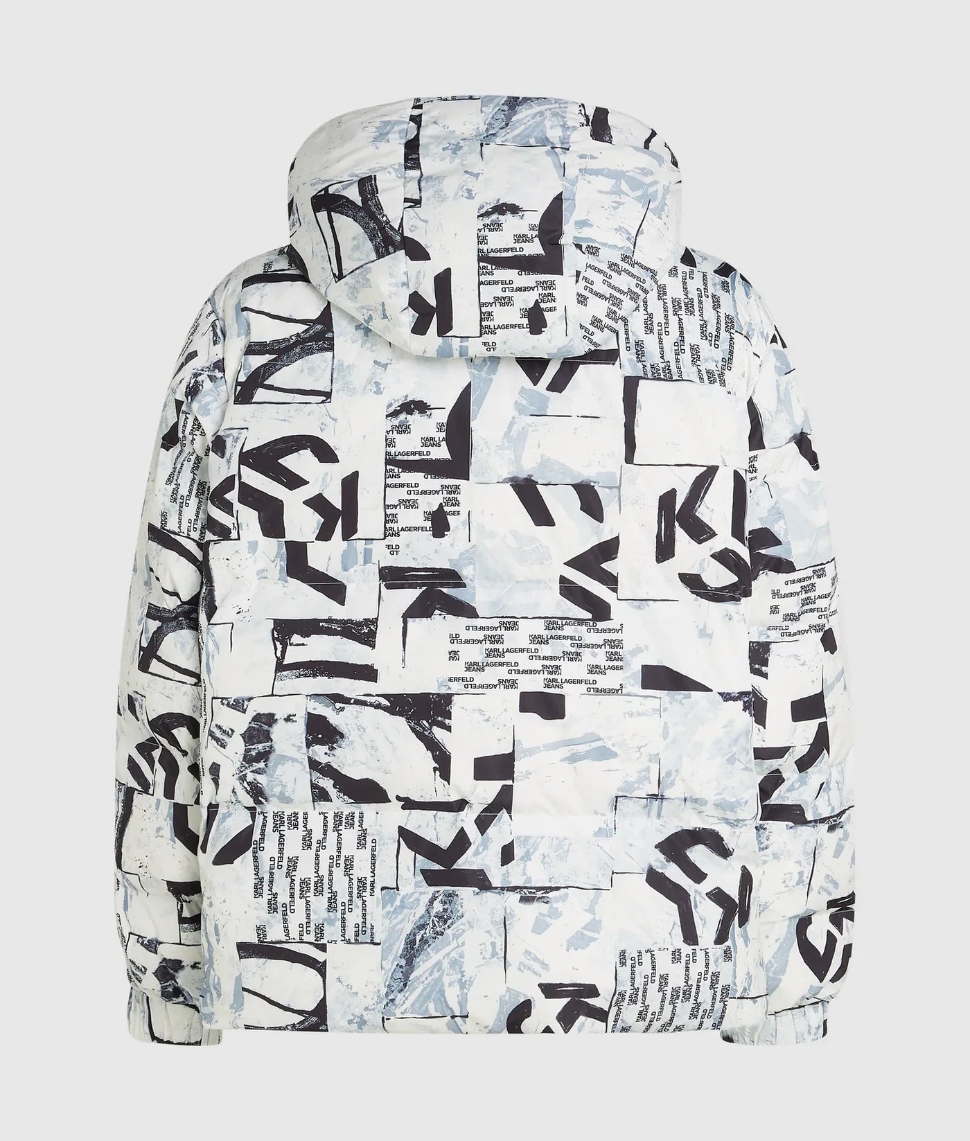 KARL ALL-OVER MONOGRAM PUFFER JACKET