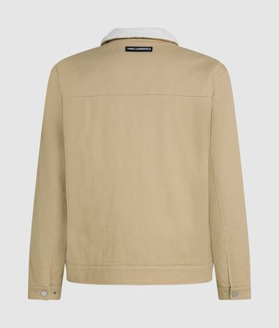 KARL FLEECE COLLAR JACKET