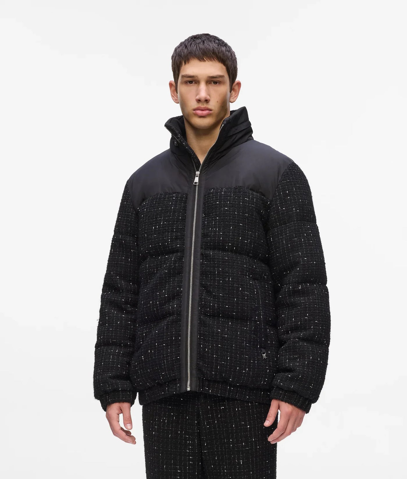 KARL BOUCLE PUFFER JACKET