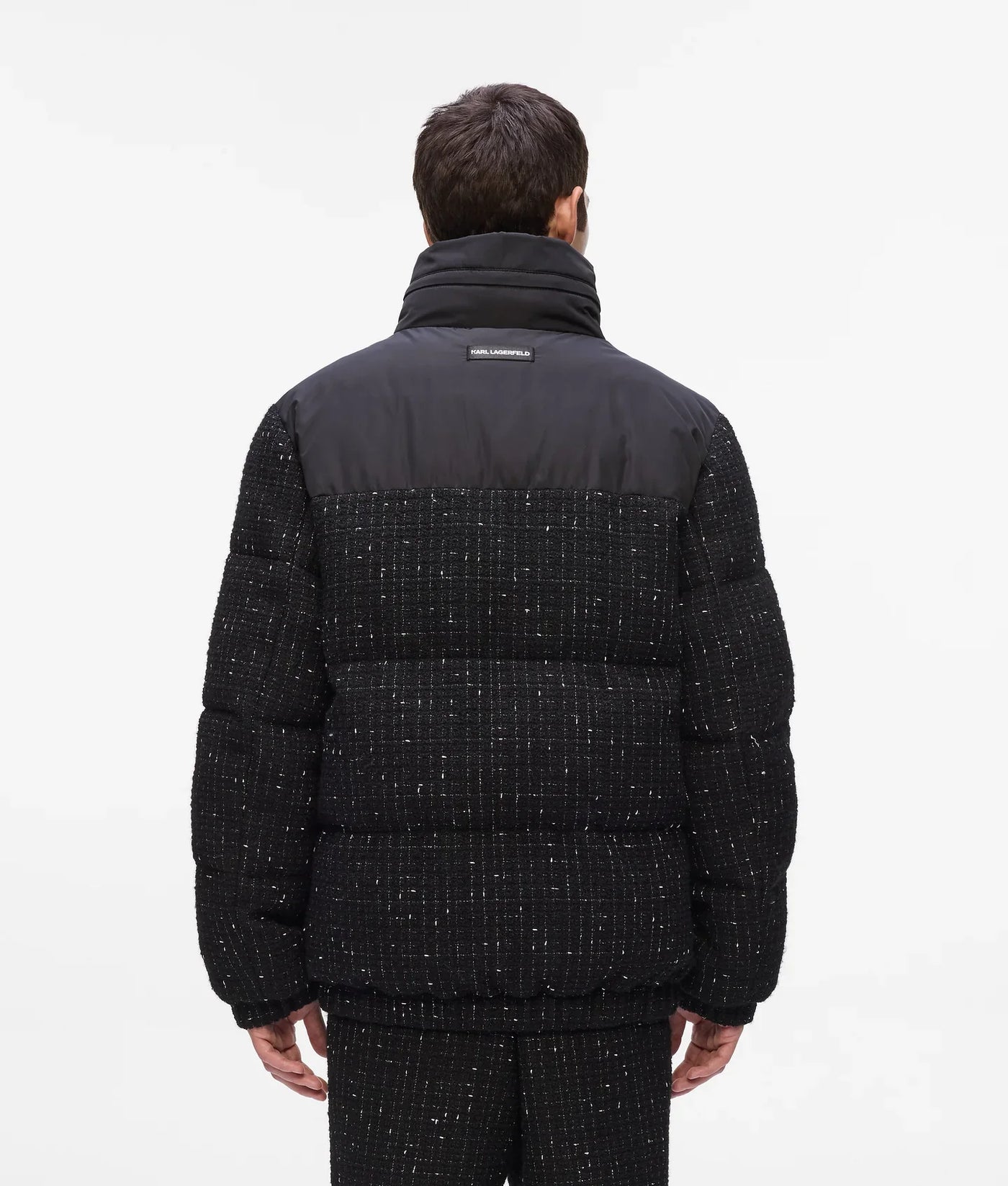 KARL BOUCLE PUFFER JACKET