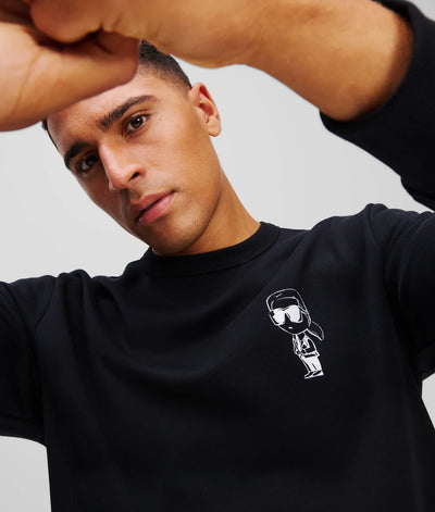 KARL IKON GRAPHIC SWEATSHIRT