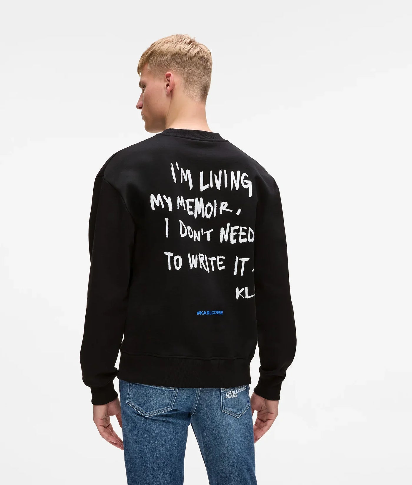 KARL RELAXED KARL QUOTE SWEATSHIRT