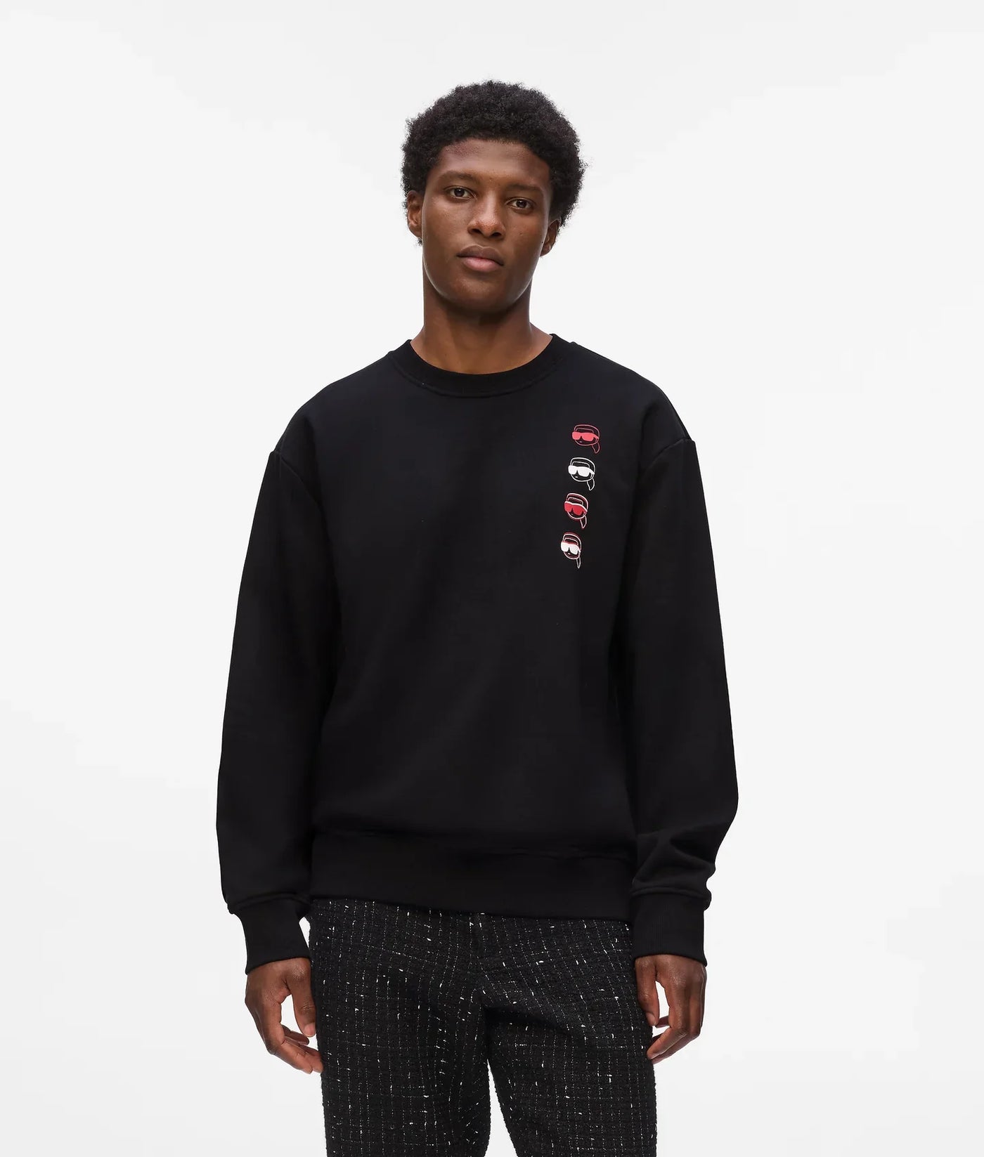 KARL IKON PRINT SWEATSHIRT