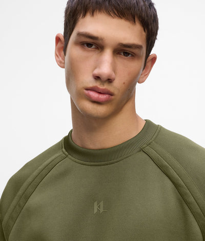 KARL PIQUE SWEATSHIRT