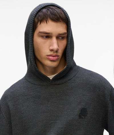 KARL KAMEO KNITTED HOODIE
