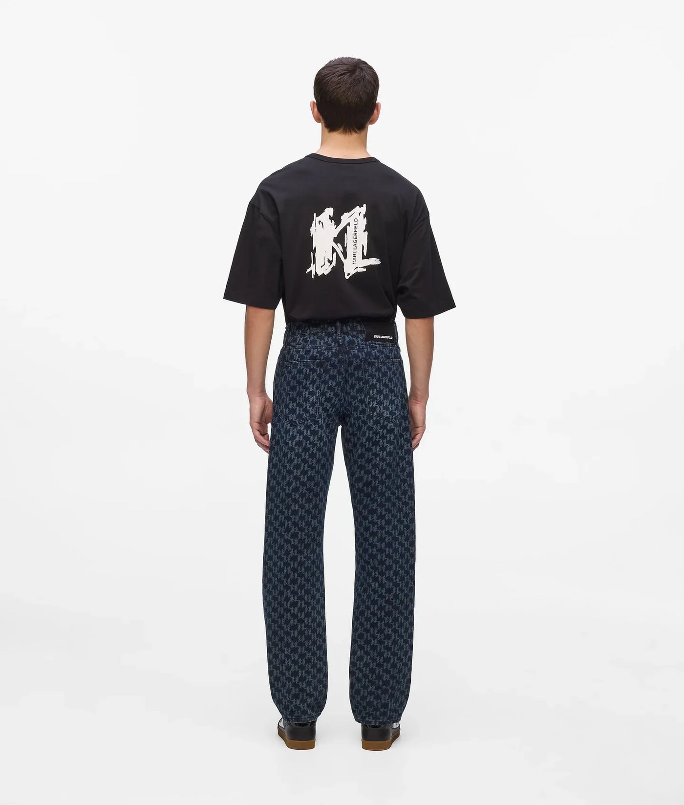 KARL ALL-OVER MONOGRAM JEANS