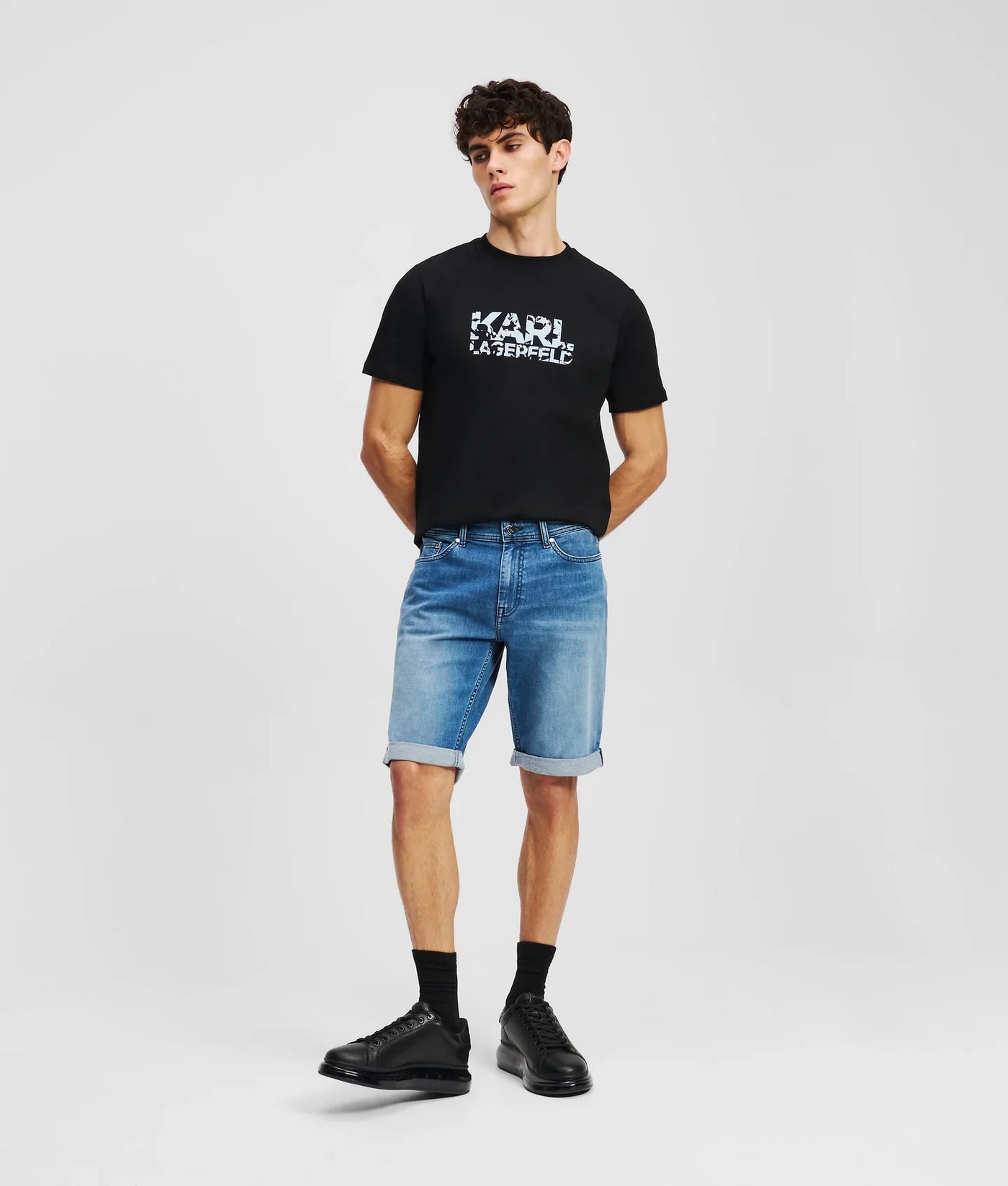 KARL DENIM SHORTS