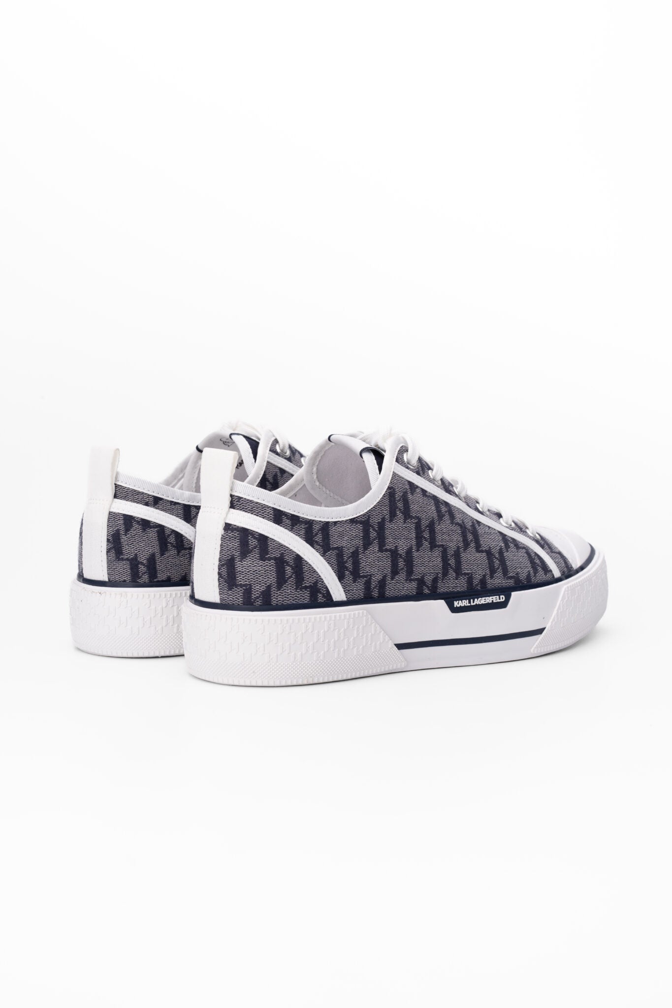 KARL KAMPUS MAX MONOGRAM LO LACE NAVY FLIGHT CHEVRON