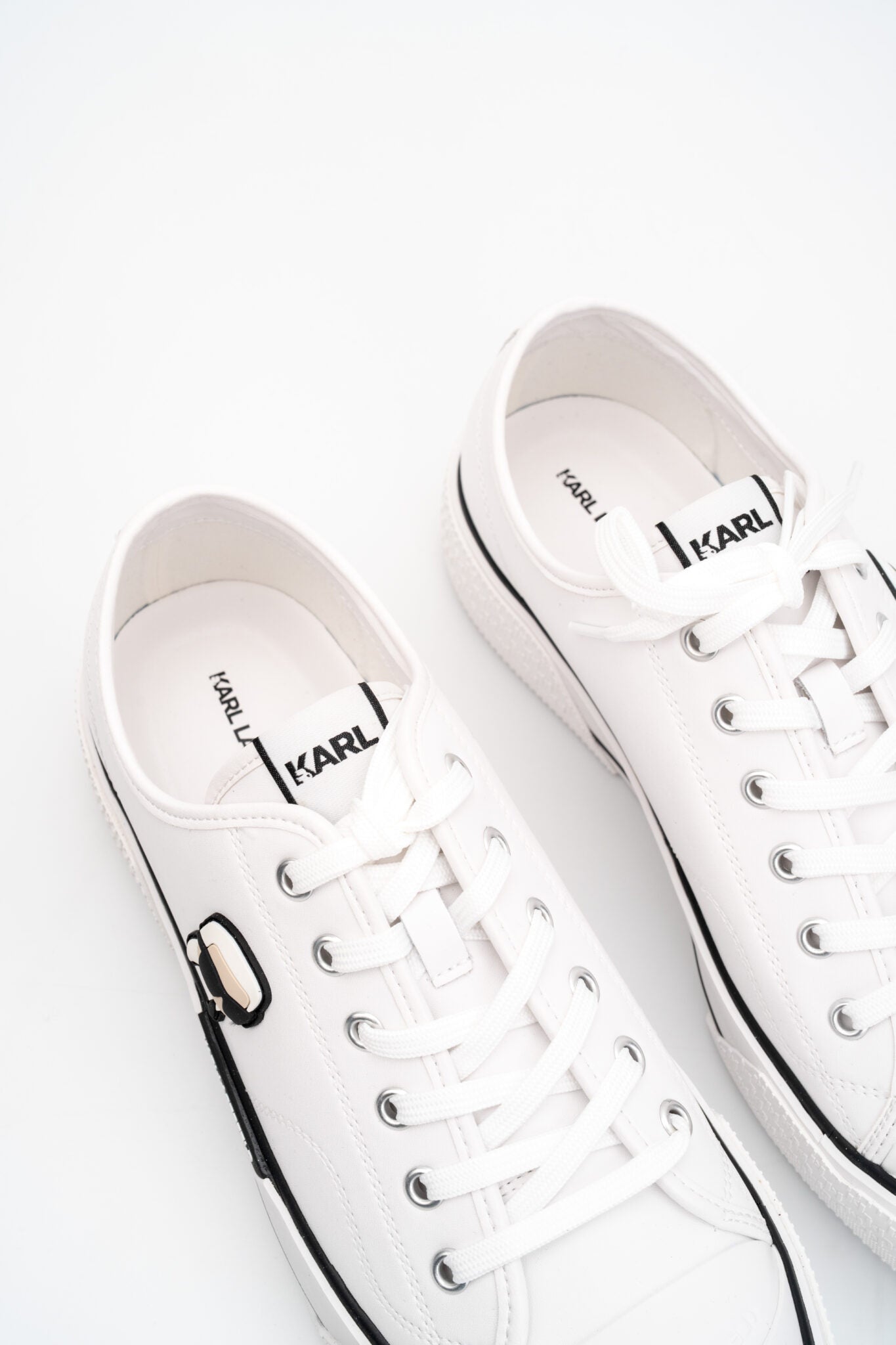 KARL KAMPUS MAXI NFT LO LTHR WHITE LTHR