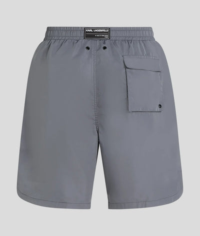 KARL LOGO LONG BOARD SHORTS