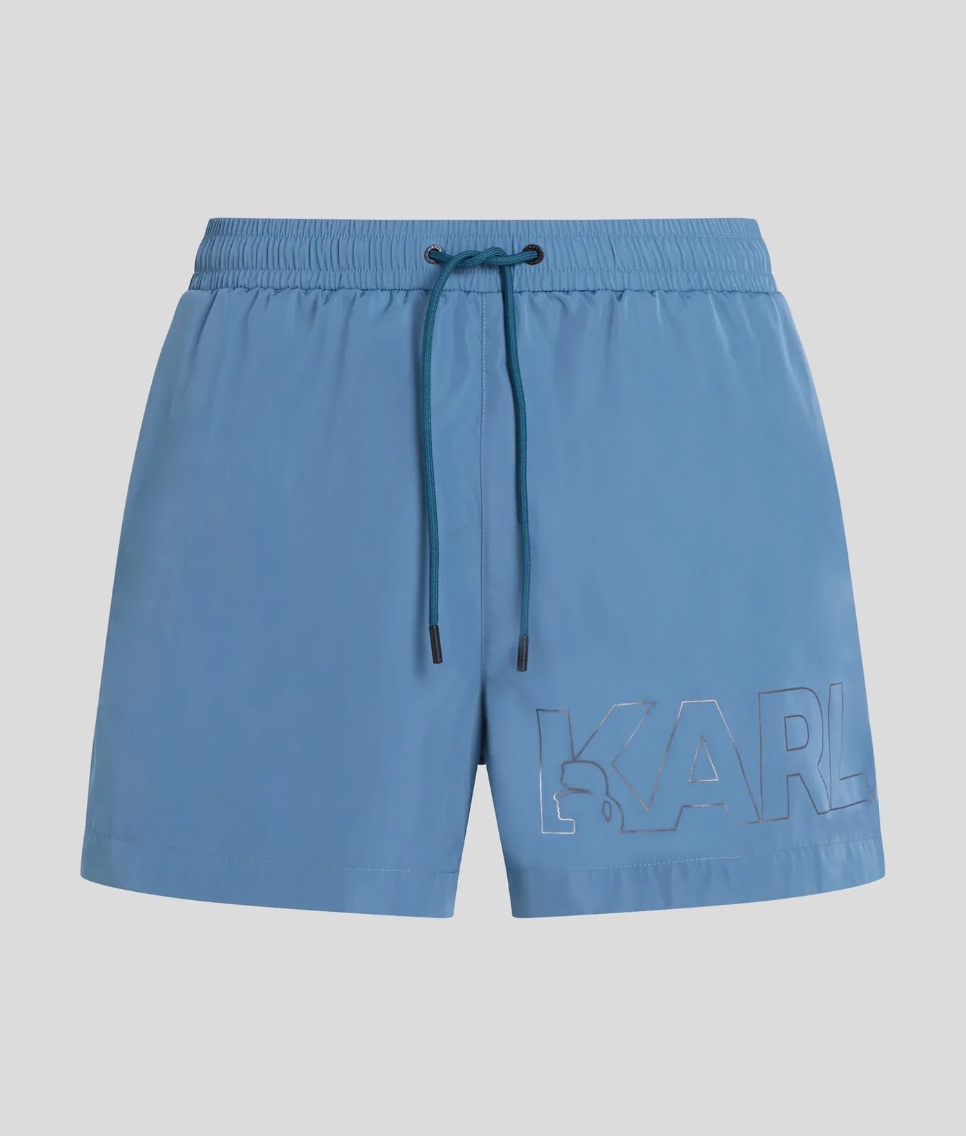 KARL METALLIC LOGO SHORT-LENGTH BOARDSHORTS