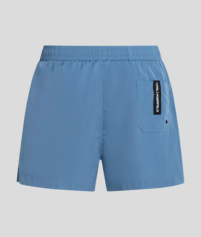 KARL METALLIC LOGO SHORT-LENGTH BOARDSHORTS