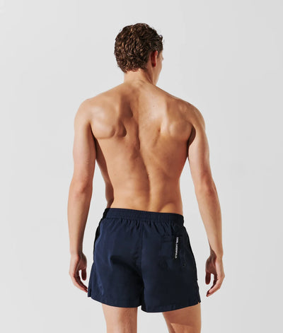 KARL METALLIC LOGO SHORT-LENGTH BOARDSHORTS