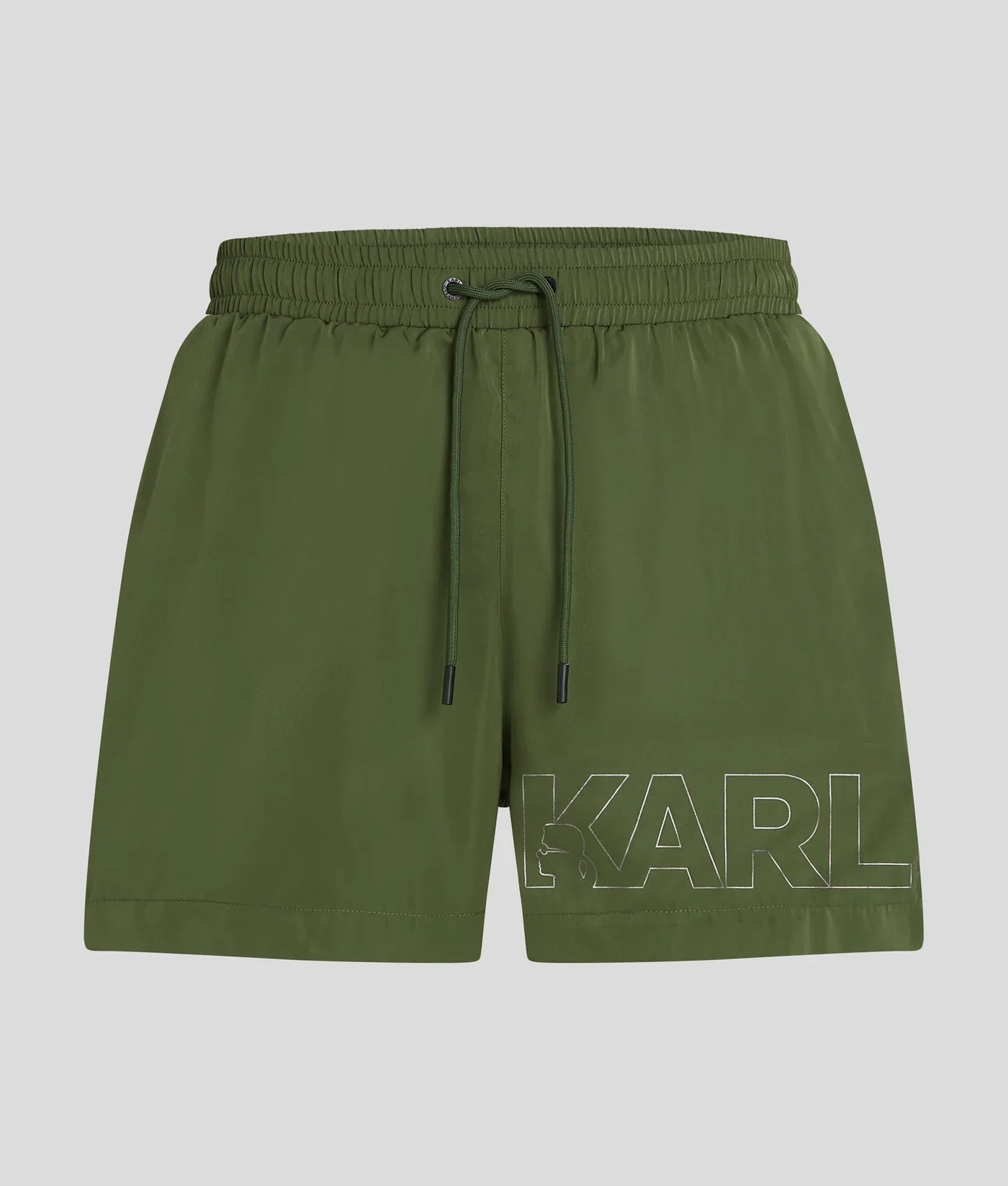 KARL METALLIC LOGO SHORT-LENGTH BOARDSHORTS