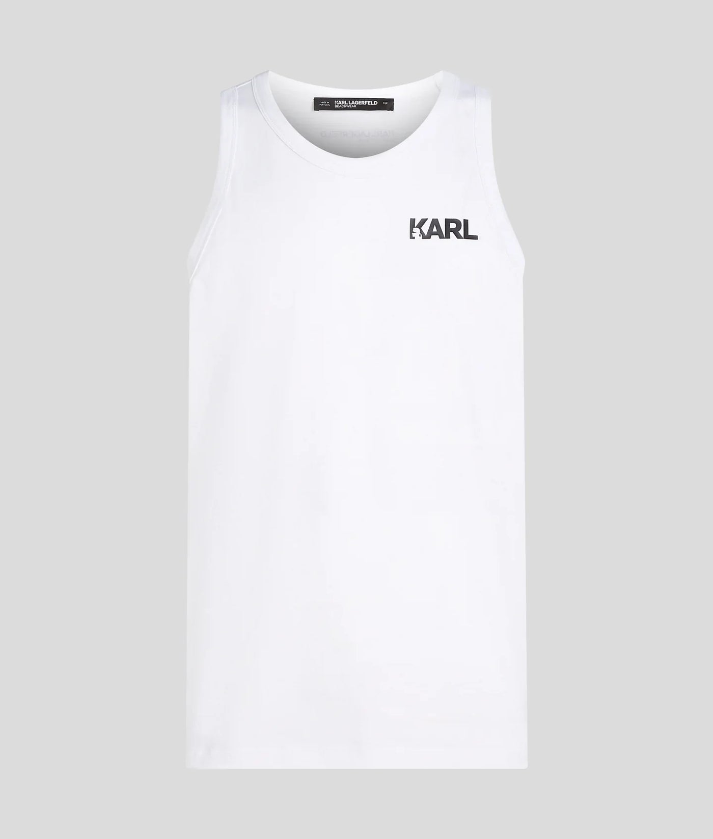 KARL LOGO BEACH TANK TOP
