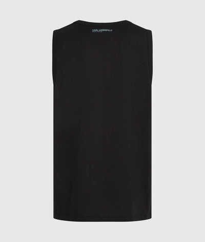 KARL IKON METALLIC BEACH TANK TOP