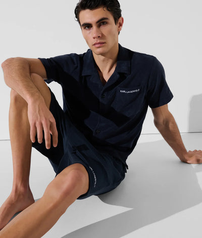 KARL LOGO TOWEL SHIRT