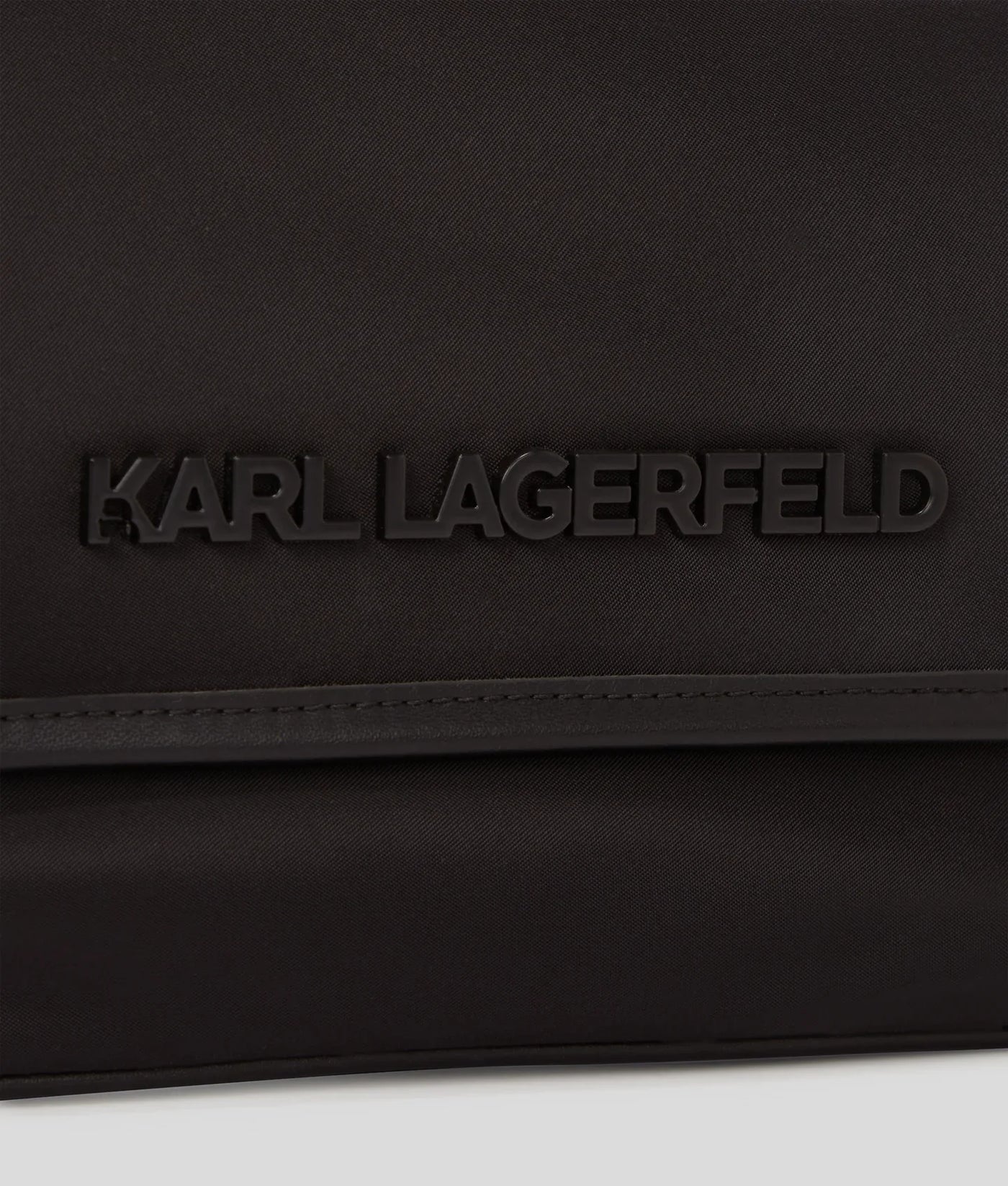 KARL K/ESSENTIAL NYLON CROSSBODY BAG