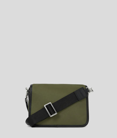 KARL K/ESSENTIAL NYLON CROSSBODY BAG