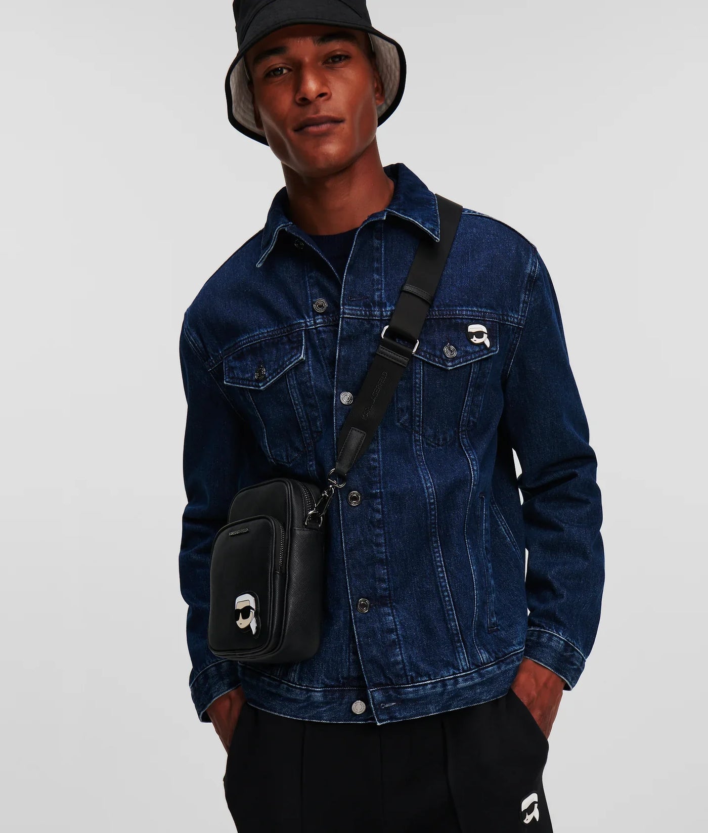 KARL IKON KORE NORTH-SOUTH CROSSBODY