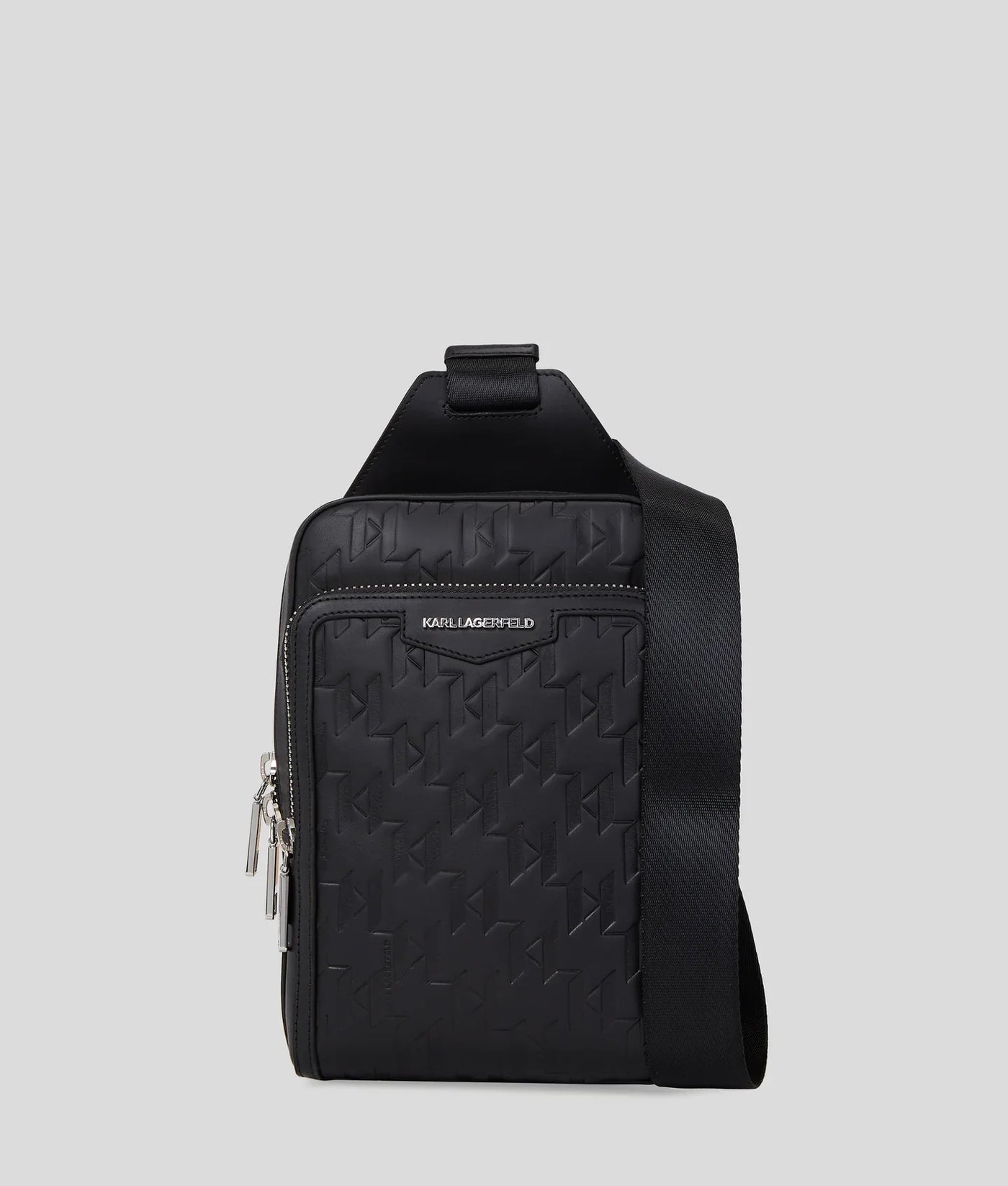 KARL K/LOOM LEATHER SLING BAG