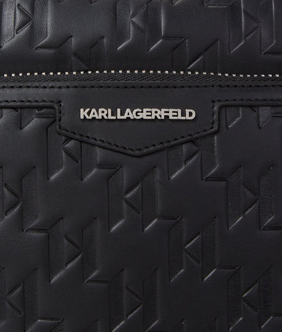 KARL K/LOOM LEATHER SLING BAG