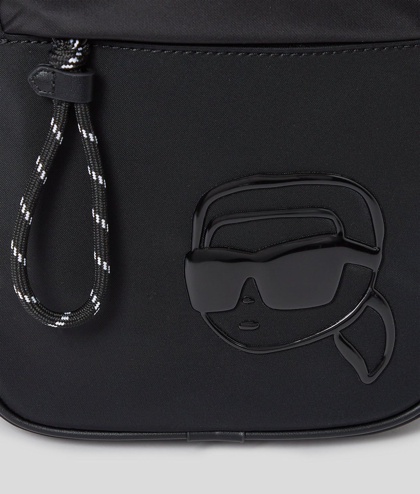 KARL IKON K NYLON CROSSBODY BAG