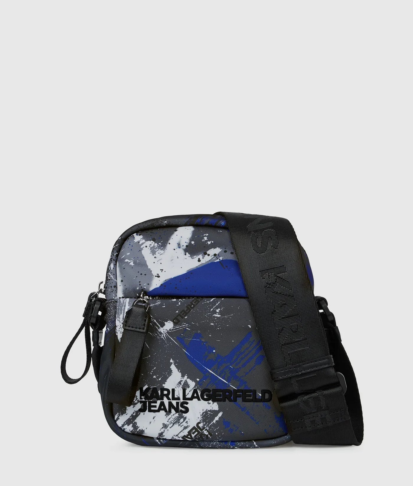 KARL GRAFFITI PRINT CROSSBODY BAG