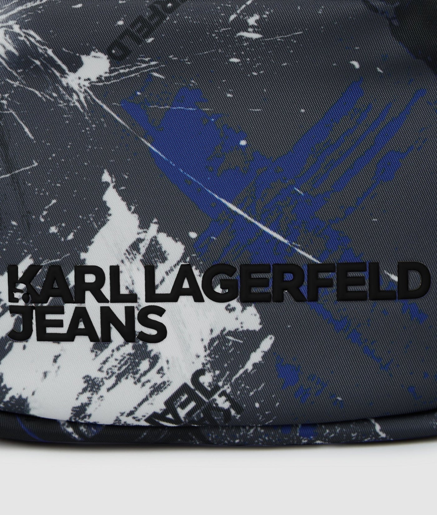 KARL GRAFFITI PRINT CROSSBODY BAG