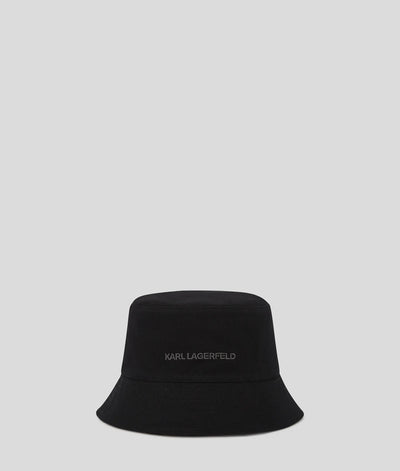 KARL MONOGRAM REVERSIBLE BUCKET HAT