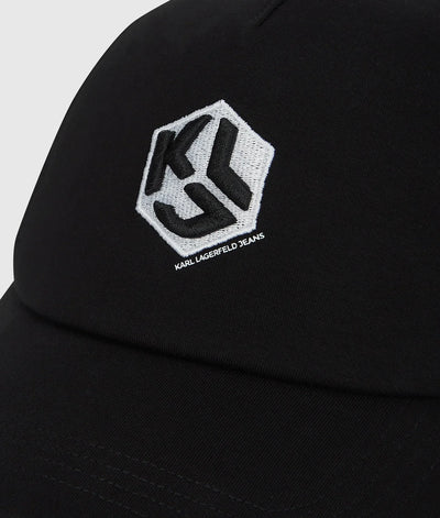 KARL MONOGRAM TRUCKER CAP