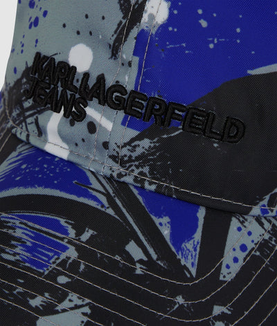 KARL GRAFFITI PRINT CAP