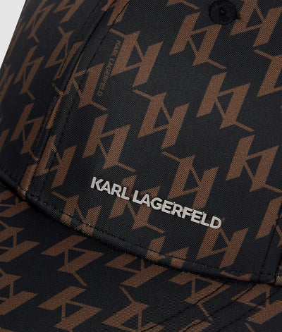 KARL K/MONOGRAM ALL-OVER PRINT CAP