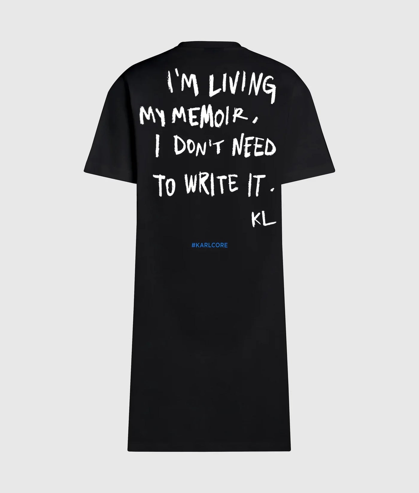 KARL QUOTE T-SHIRT DRESS