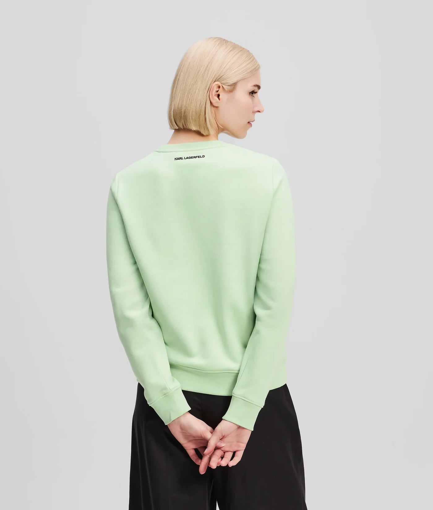 KARL RHINESTONE IKON KARL & CHOUPETTE SWEATSHIRT