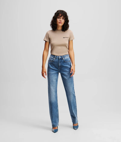KARL HIGH-RISE STRAIGHT JEANS
