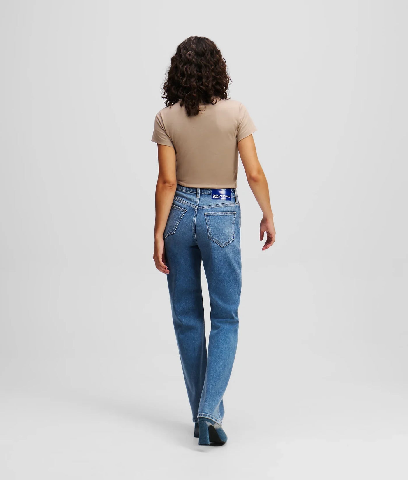 KARL HIGH-RISE STRAIGHT JEANS
