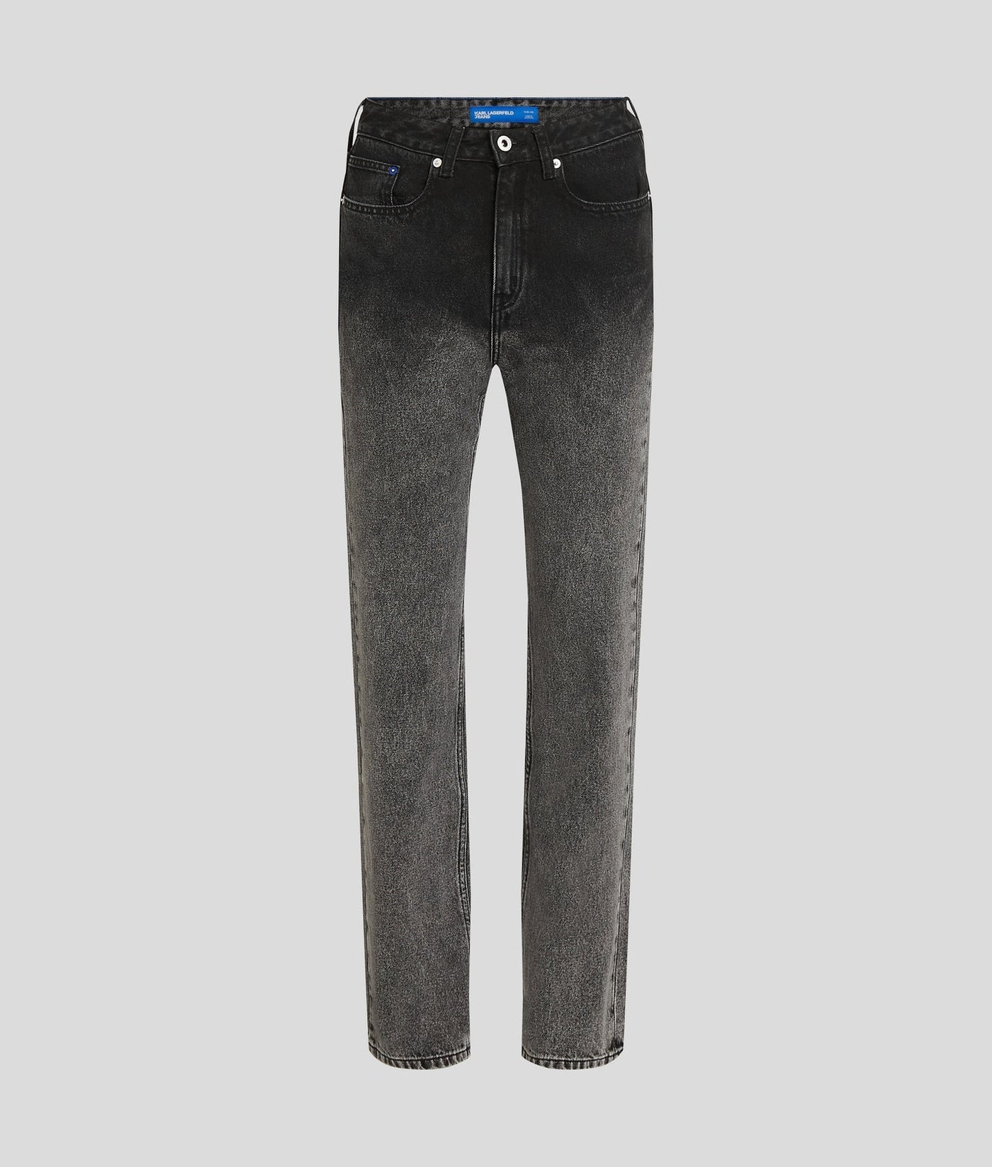 KARL OMBRÉ HIGH-RISE STRAIGHT JEANS