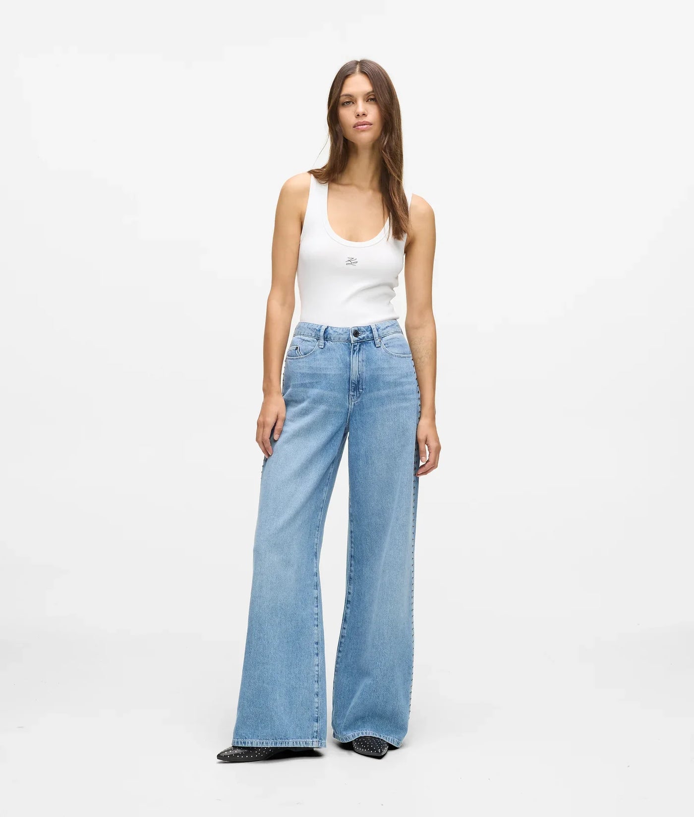 KARL STUDDED SIGNATURE JEANS