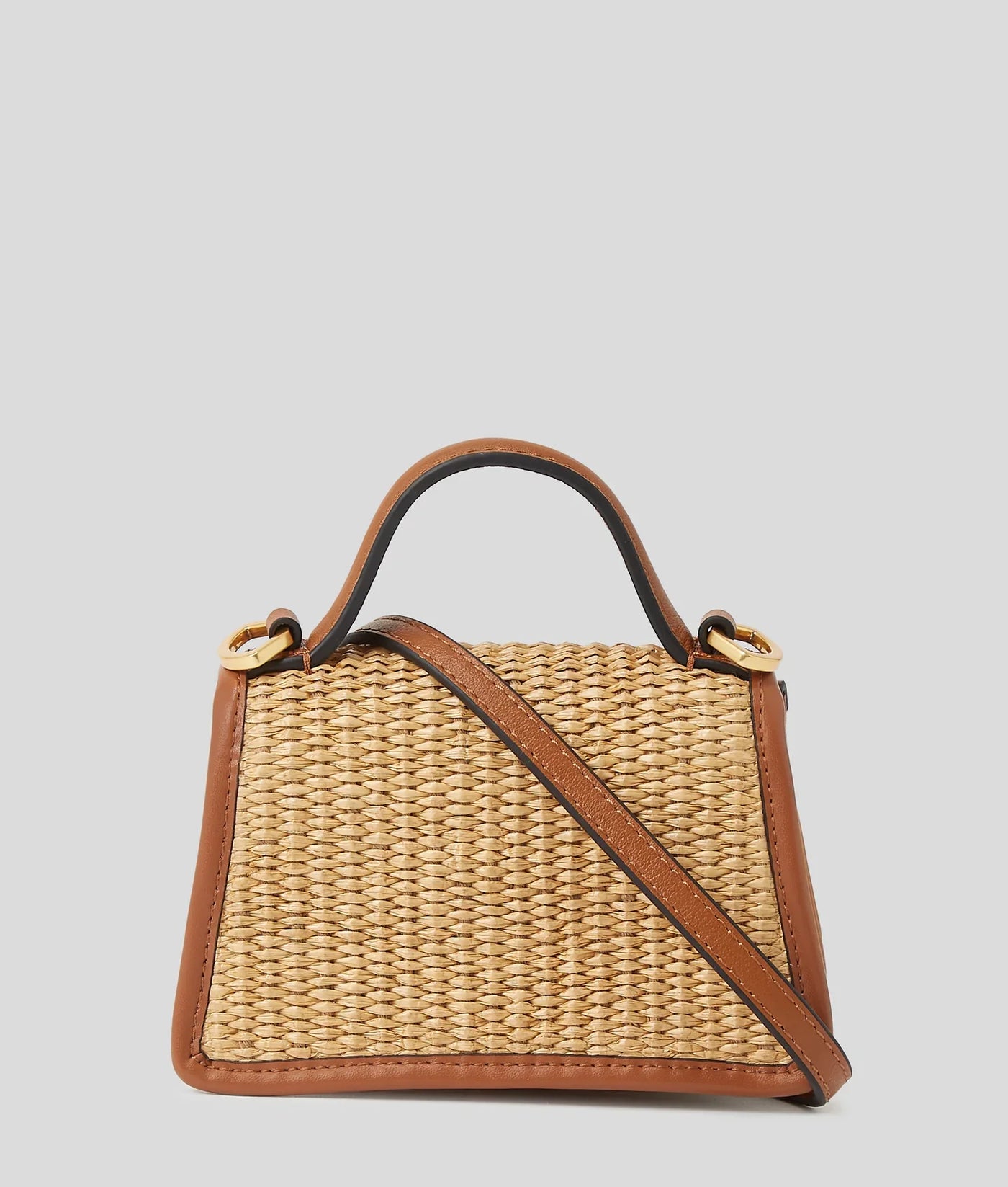 KARL K/SIGNATURE WOVEN NANO BAG