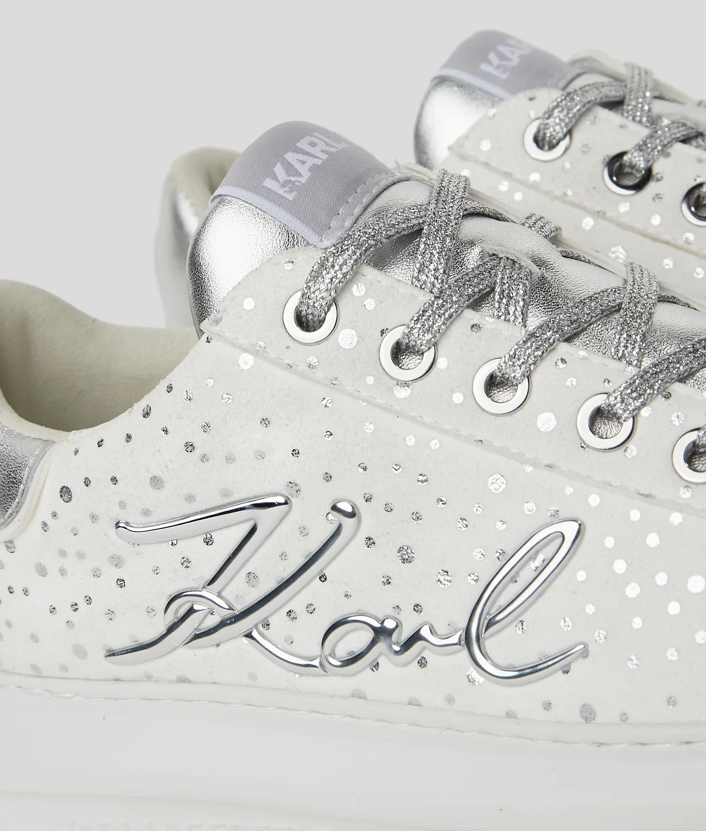 KARL SIGNATURE EXCLUSIVE GLITTER SNEAKERS