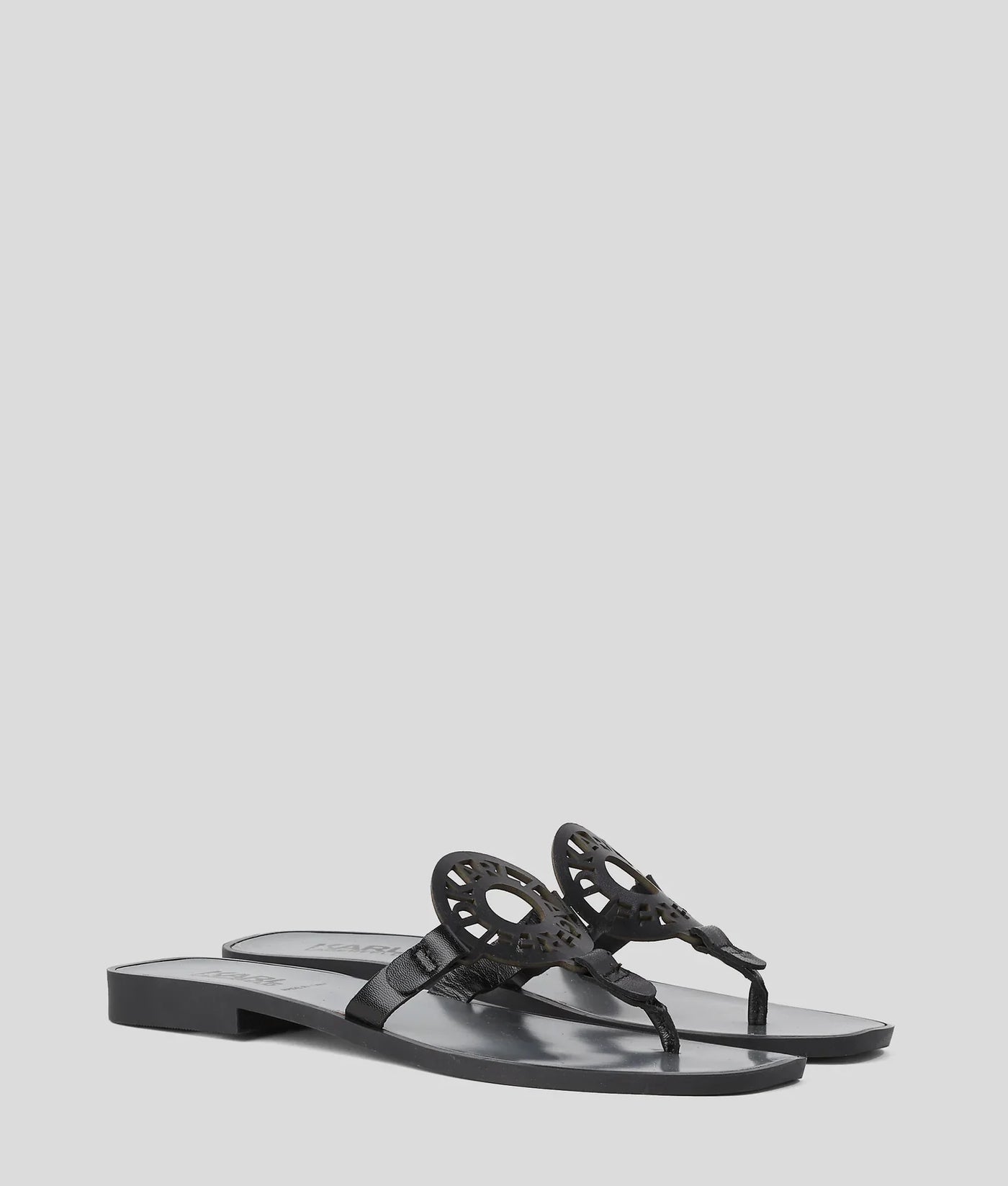 KARL RING LOGO SANDALS